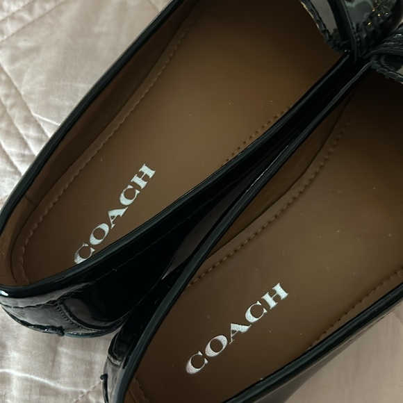 NWOT Coach Patent Leather Loafers (size 10) - Picture 3 of 5